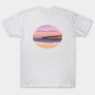 Seal Beach Pier California T-Shirt